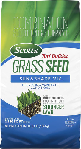 Turf builder grass seed - turf, sun